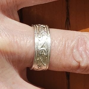 Sterling Silver Band, 6